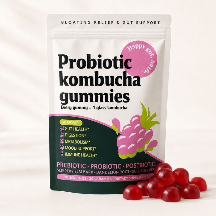 Kombucha Probiotic Gummies For Sudden Urgency
